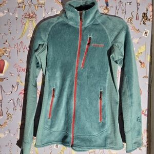Patagonia Teal Full Zip Sweater Size  Small